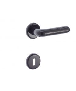 Maniglia Nylon nero con rosette