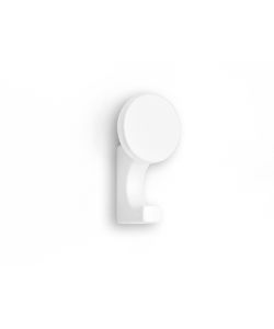 Portabito Minimal Tondo Metallo bianco