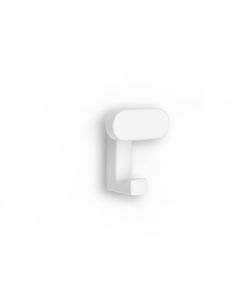 Portabito Minimal Elisse Viti Scomparsa Bianco