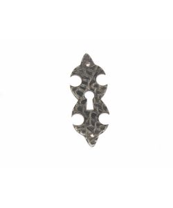 Bocchetta verticale in ferro battuto 80 x 30 mm