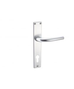 Maniglia yale in alluminio anodizzato finitura argento 85 mm