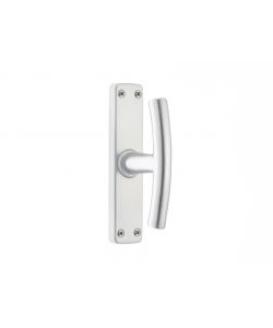 Maniglia Martellina uno in alluminio anodizzato argento quadro 7 mm