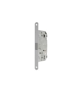 Serratura Media Frontale Mm.18 Con Incontro Magnetico Distanza Mm.50 Cromo Satinato
