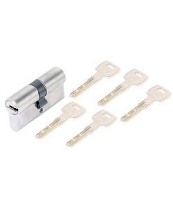 Cilindro Sicurezza Cromo Mm.3030 Con 5 Chiavi
