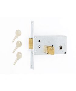 SACAR Serratura da Infilare 64F.16 in Ottone e Acciaio Zincato - 56mm