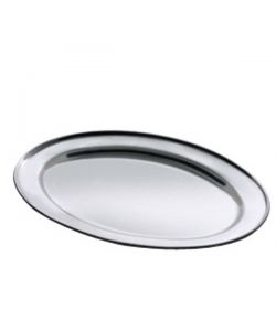 Vassoio Acciaio 18/C Ovale          Cm 40X27 Salvi
