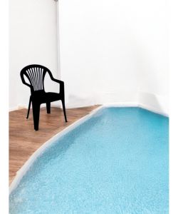 Sedia Lido Antracite - Sedia Ergonomica per Esterni - Comoda e Impilabile
