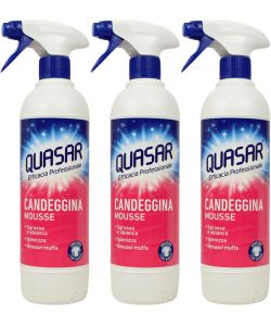 Quasar Spray Candeggina Mousse Antimuffa 580ml Sgrassa e Igienizza