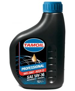 Tamoil Olio Motore 100% Sintetico SAE 5W-30 1L per Benzina e Diesel