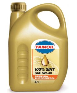 Tamoil Lubrificante Motore 100% Sintetico 5W40 - 4L