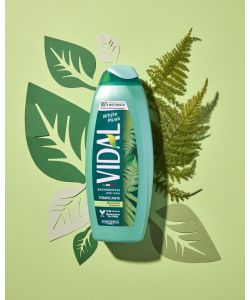 Vidal Bagnoschiuma Muschio Bianco 500ml - Doccia Schiuma Idratante Verde