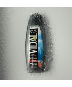 Vidal Docciaschiuma Energy & Sport 250ml, Ginseng e Guaranà, Idratante