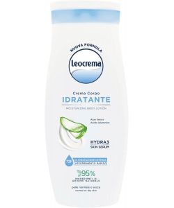 Leocrema Crema Corpo Idratante 250ml con Aloe Vera e Acido Ialuronico