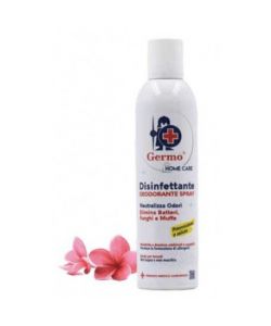 GERMO Spray Disinfettante Deodorante 400 ml Bianco per Superfici e Tessuti