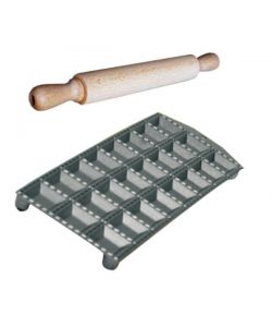 Stampo Ravioli Giganti  24 Con Rullo     Ottinetti