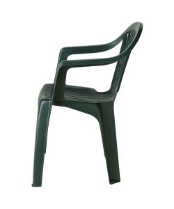 Progarden Sedia da Giardino in Resina - Verde - 56x54x80 cm