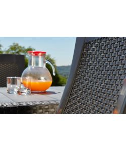 Ipae Progarden Poltrona da Giardino Gold - Antracite - 59x67x106 cm