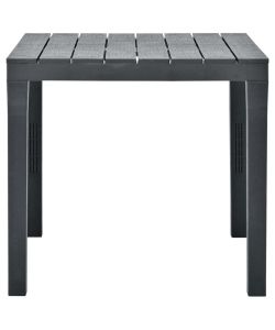 Ipae Progarden Tavolo Componibile Bali - Quadrato Antracite 78x78 cm