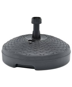 Ipae Progarden Base per Ombrellone Rattan - Antracite - 45cm