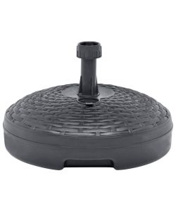 Ipae Progarden Base per Ombrellone Rattan - Antracite - 45cm