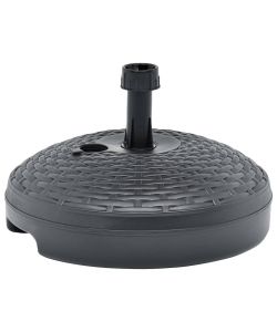 Ipae Progarden Base per Ombrellone Rattan - Antracite - 45cm