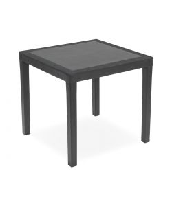 Ipae Progarden Tavolino Quadrato Ago Juta Antracite - 78x78x73 h cm