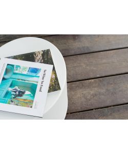Set Luna con 2 poltrone e tavolo Bianco