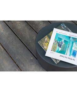 Ipae Progarden Set da Giardino Luna - Antracite - 2 Poltrone e Tavolino
