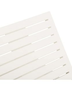 Ipae Progarden Lettino Haiti - Bianco - 195x32x78 cm