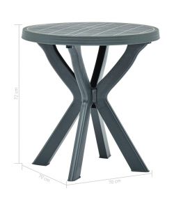 Ipae Progarden Tavolo da Giardino Don in Resina - Verde - 70cm H72cm