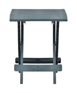 Progarden Tavolo Quadrato Adige Pieghevole Verde - 44x44x50 h cm