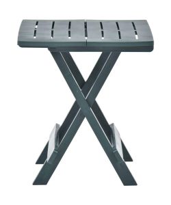 Progarden Tavolo Quadrato Adige Pieghevole Verde - 44x44x50 h cm