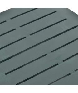 Progarden Tavolo Quadrato Adige Pieghevole Verde - 44x44x50 h cm