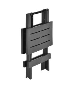 Tavolino Pieghevole Adige in Polipropilene - Antracite - 44x44x50 cm