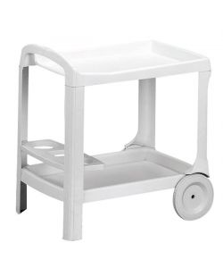 Carrello in resina per bibite Astro Bianco Progarden