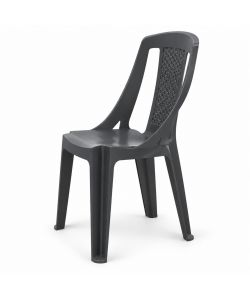 Ipae Progarden Sedia Resina Impilabile Procida - Antracite - 46x53x86 cm