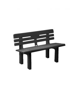 Panchina Genziana Antracite in Resina 110 x 52 x 71 cm IPAE
