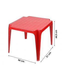Ipae Progarden Tavolino Baby per Bambini - Rosso - 56x52x44 cm