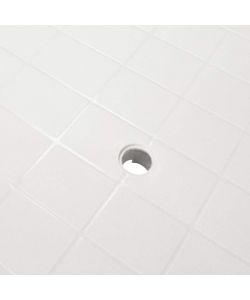 Ipae Progarden Tavolo in Resina Faretto Bianco - 101x68 cm - Resistente agli Agenti Atmosferici