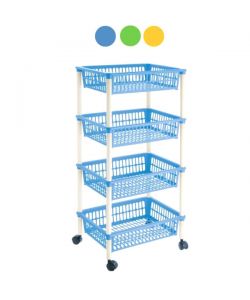 Carrello P.4 Mito Azzurro Cm 40X29 H 91 Tontarelli