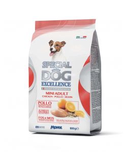 Monge Crocchette Pollo per Cani Adulti Mini 800g - Alimento Completo Secco