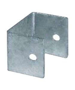 Supporto a U per travi zincato 90x90x91 mm spessore 5 mm.