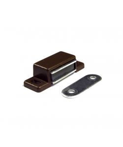 Chiusure magnetiche da applicare forza 4kg marrone 10pz