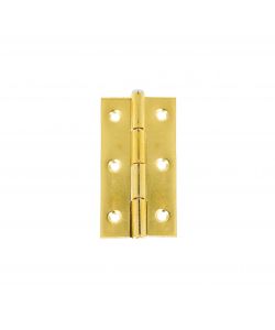 Cerniere piane in ferro ottonato 60x31 mm 2 pz