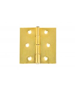 2 Cerniere Quadrate O 30X30 mm Ottonate