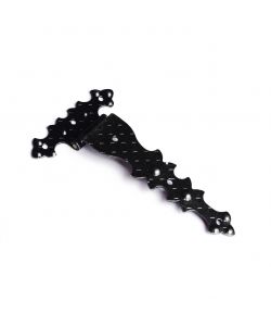 Cerniera zincata martellata collo alto 182x92 mm con viti