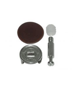 Giunzioni per armadio con tiranti bianco e nero diam 25 mm 2pz
