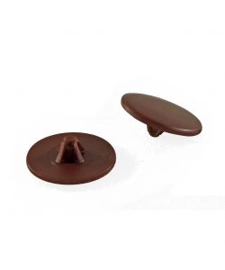 Tappi coprivite PH e PZ - plastica marrone - 20 pz