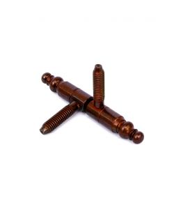 Cerniera anuba acciaio bronzato diam.14 mm