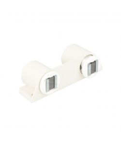 Chiusure magnetiche doppie - bianco - 1 pz
